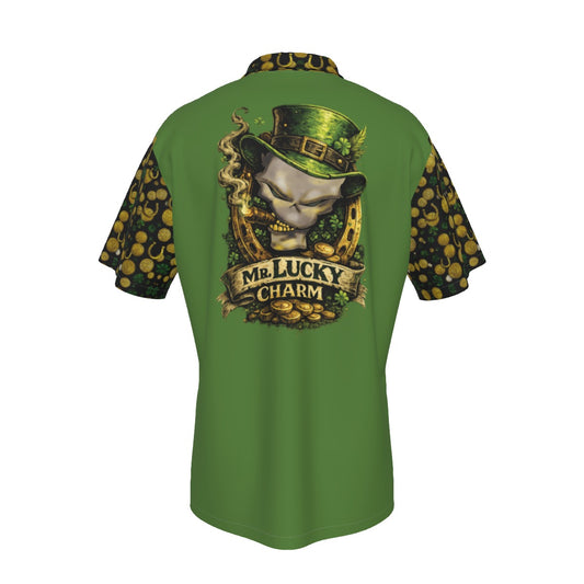 Mr. Lucky Charm | St. Patrick's Day Hawaiian Shirt | XS-8XL Men's Shirts Virginia City Motorcycle Company Apparel in Nevada USA