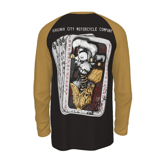 Jester'nother Day Long Sleeve T-shirt | 100% Cotton vcgp Virginia City Motorcycle Company Apparel in Nevada USA