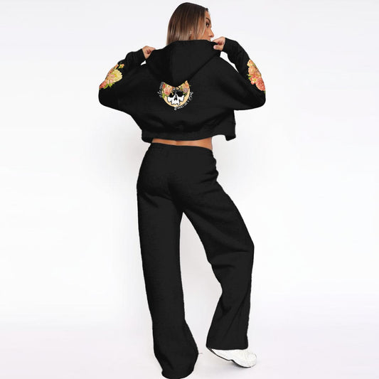 Fragile Like a Bomb | Women’s Tracksuit With Fleece lounge wear Virginia City Motorcycle Company Apparel in Nevada USA