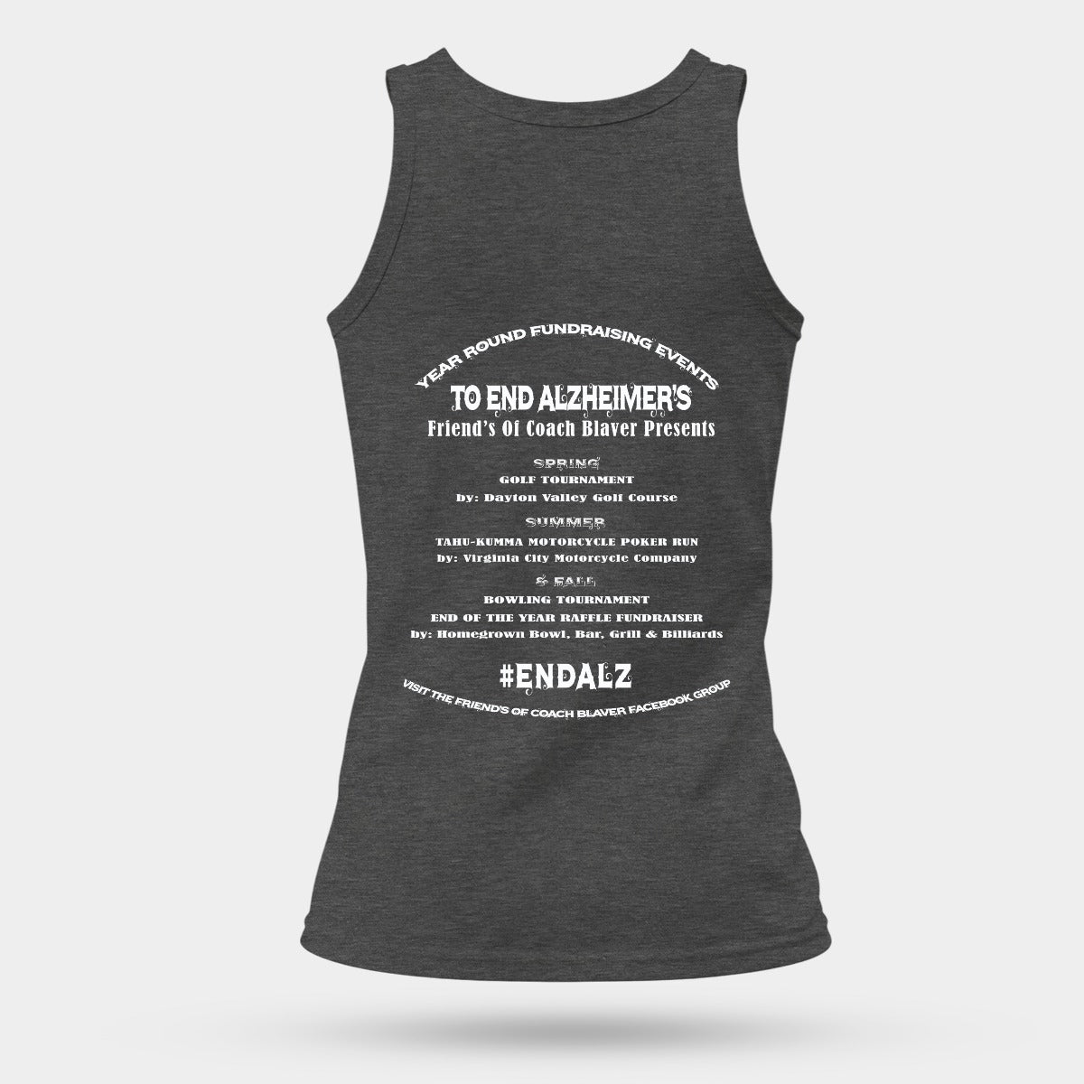 FOCB Women's Fundraising Tank Ladies Tank Top Virginia City Motorcycle Company Apparel in Nevada USA