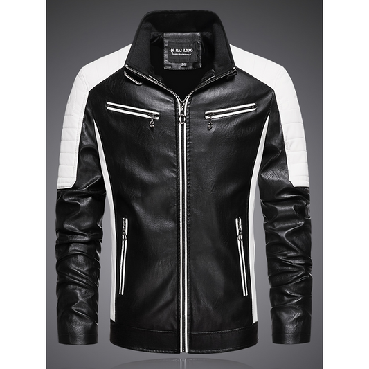 Rongoworks Lycurgus Eco-Leather Jacket With Pockets Virginia City Motorcycle Company Apparel in Nevada USA