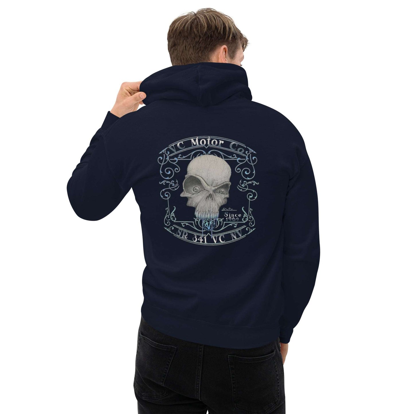 "Toxic" Men's and Ladies Skull Hoodie Hoodie Virginia City Motorcycle Company Apparel