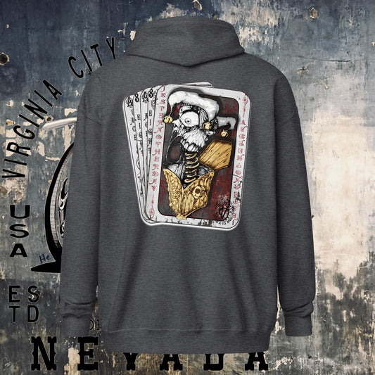 Jester'nother day Heavy blend zip hoodie Hoodie Virginia City Motorcycle Company Apparel in Nevada USA