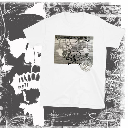 Dirt bike Arenacross White Short-Sleeve T-Shirt Men's T-Shirt Virginia City Motorcycle Company Apparel