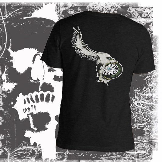 Eat This Fkr!! Men's Short-Sleeve Skull T-Shirt Men's T-Shirt Virginia City Motorcycle Company Apparel