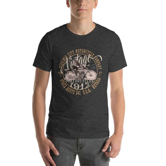 Betsy - a 1912 Thor Motorcycle T-Shirt men's t-shirt Virginia City Motorcycle Company Apparel
