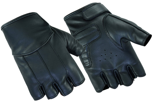 DS3 Women's Tough Deer Skin Fingerless Glove Women's Deerskin Gloves Virginia City Motorcycle Company Apparel 
