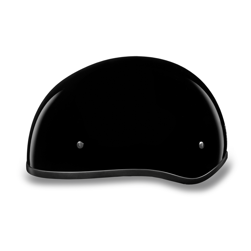 D1-ANS D.O.T. DAYTONA SKULL CAP W/O VISOR - HI-GLOSS BLACK 1/2 Shell Helmets Virginia City Motorcycle Company Apparel 
