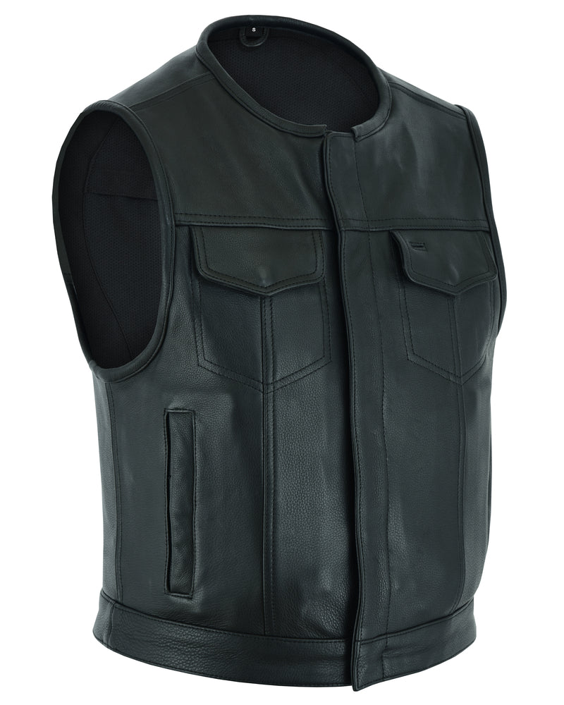 3167 Men's Leather outlet Vest