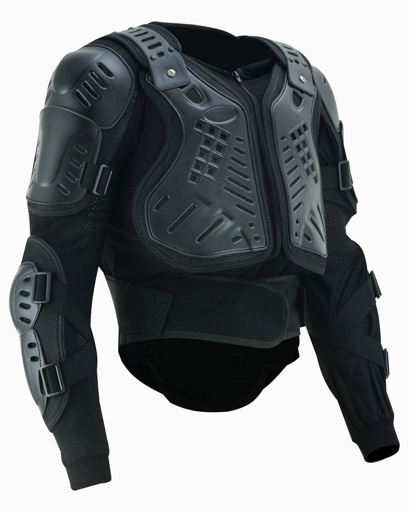 Black motorcycle armor Clearance