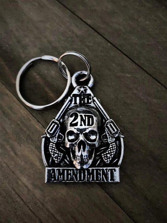 BBK-04 The 2nd Amendment Keychain Wallet Chains/Key Leash Virginia City Motorcycle Company Apparel 