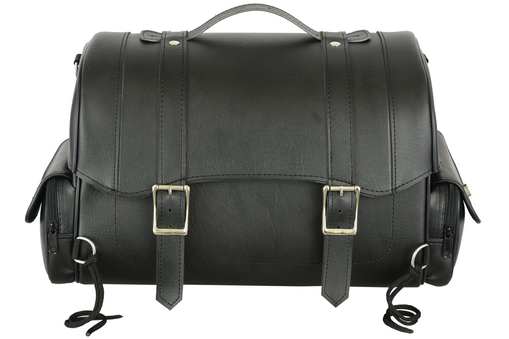 Leather motorcycle cheap trunk bags