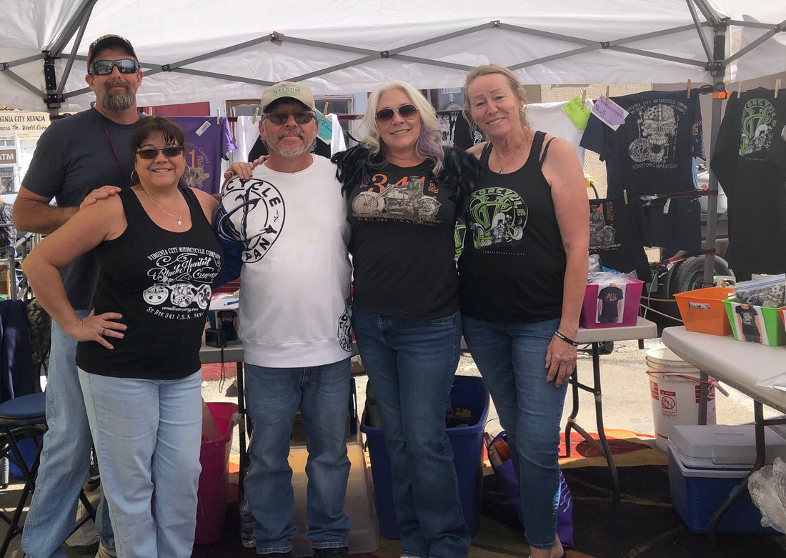 Virginia City Grand Prix 2019, Virginia City Nevada — VCMCo. first booth