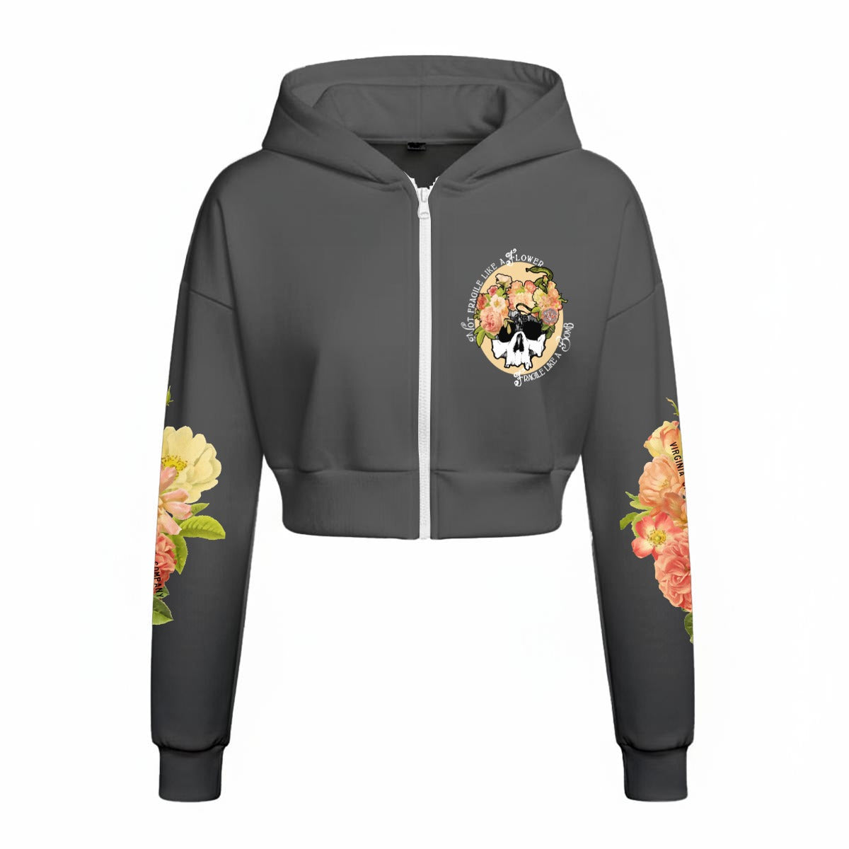 Fragile Like a Bomb | Women’s Tracksuit With Fleece lounge wear Virginia City Motorcycle Company Apparel in Nevada USA