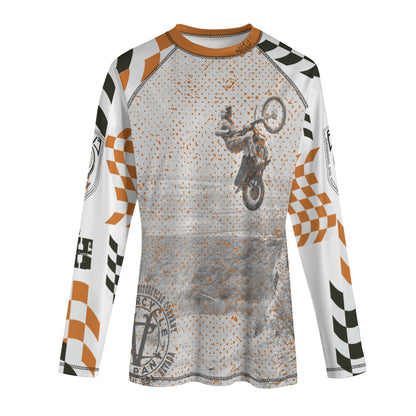 Jump Higher #dirtshirt Men's Long Sleeve Riding Shirt vcgp Virginia City Motorcycle Company Apparel in Nevada USA