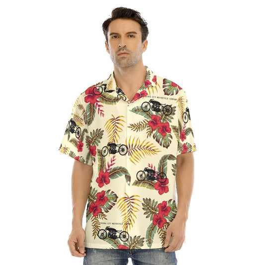 Classic Men's Motorcycle Hawaiian Shirt Men's Shirts Virginia City Motorcycle Company Apparel 