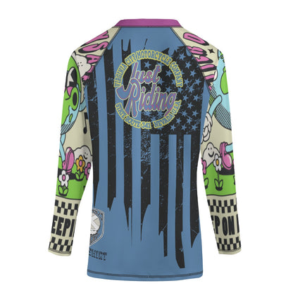 Keep on keepin' on #dirtshirt Girls Racing Shirt vcgp Virginia City Motorcycle Company Apparel in Nevada USA