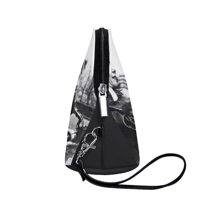 Motorcycle Babes Cosmetic Bag | Bold Biker Style Makeup & Travel Organizer