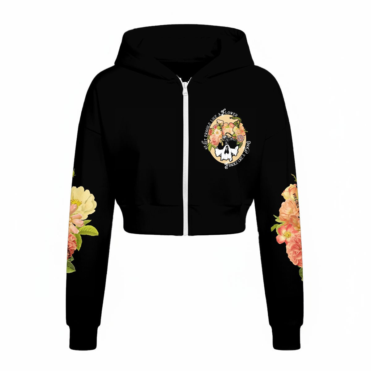 Fragile Like a Bomb | Women’s Tracksuit With Fleece lounge wear Virginia City Motorcycle Company Apparel in Nevada USA