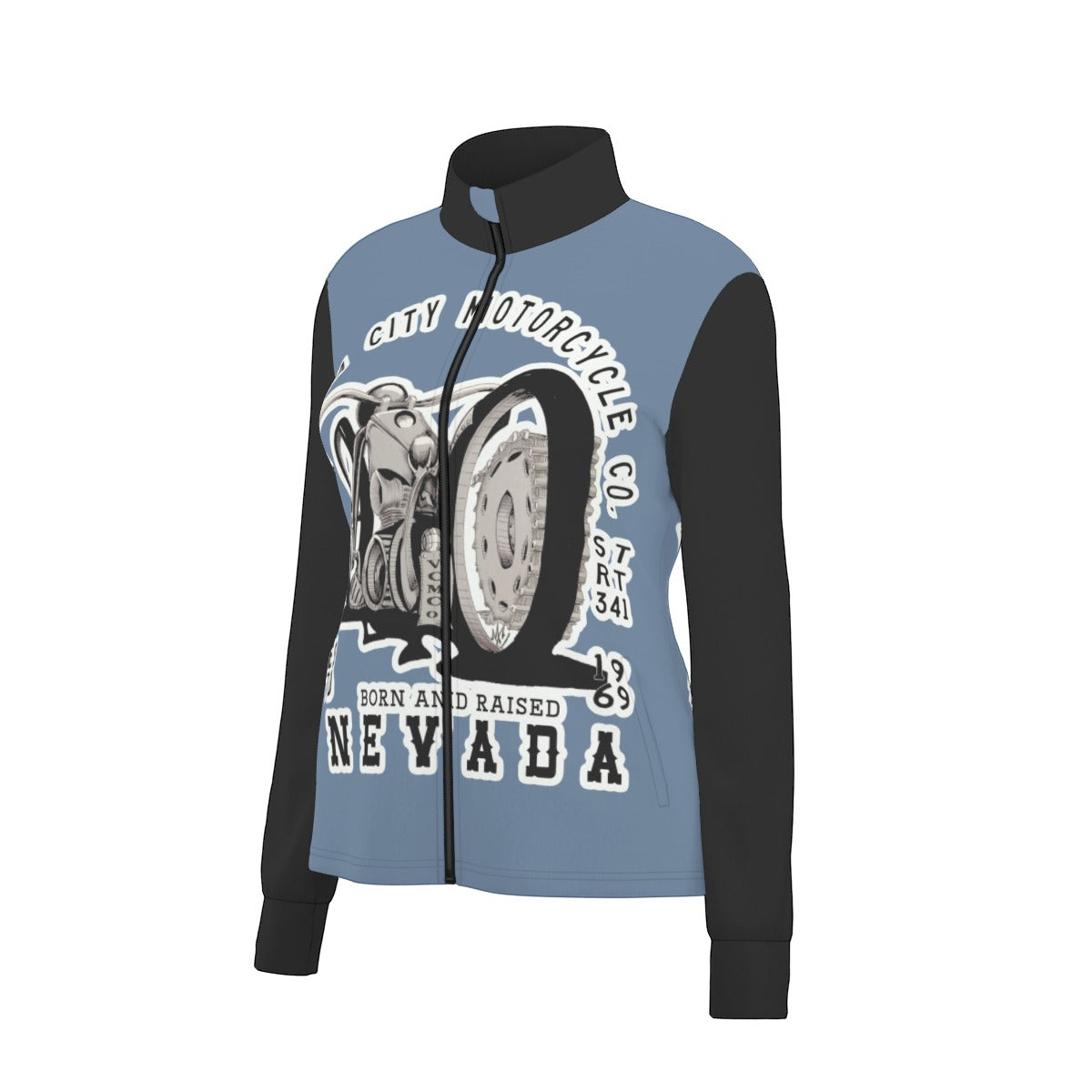 Born and Raised Nevada Motorcycle Jacket  Virginia City Motorcycle Company Apparel in Nevada USA