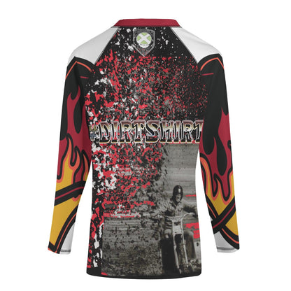 Lava Hot #dirtshirt Long Sleeve Riding Shirt vcgp Virginia City Motorcycle Company Apparel in Nevada USA