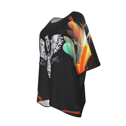 I Tell My Evil Where to Fly Women's Bat Sleeve Shirt | Motorcycle Apparel