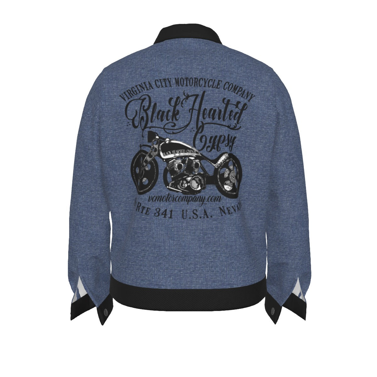 Black Hearted Gypsy | Women's Cotton Button Up Jacket | VCMCo. Women's Textile Motorcycle Jackets Virginia City Motorcycle Company Apparel in Nevada USA