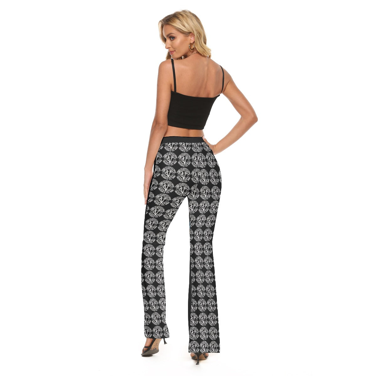 I Tell My Evil Where to Fly | Women's Flared Pants | Motorcycle Apparel