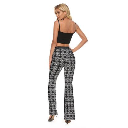 I Tell My Evil Where to Fly | Women's Flared Pants | Motorcycle Apparel