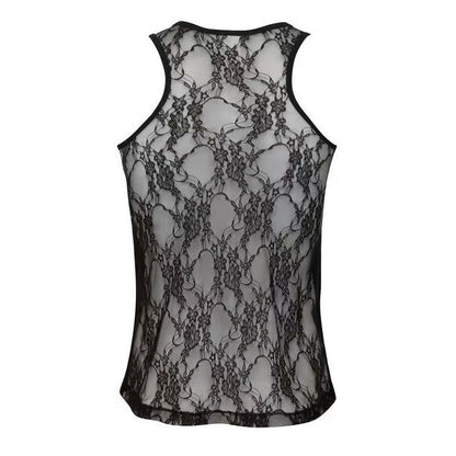 Black Beauty Women's Lace Back Tank  Virginia City Motorcycle Company Apparel in Nevada USA