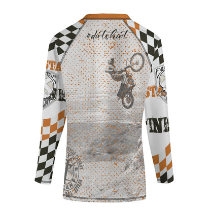 Jump Higher #dirtshirt Men's Long Sleeve Riding Shirt vcgp Virginia City Motorcycle Company Apparel in Nevada USA