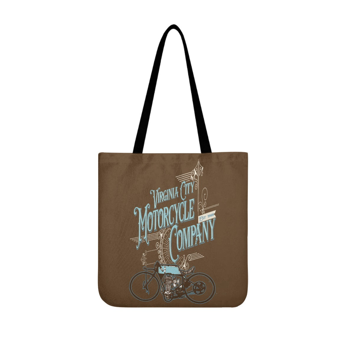 Victorian VCMC Bike Brown Tote | Free Shipping | Virginia City Heritage
