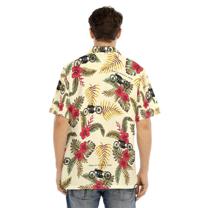 Classic Men's Motorcycle Hawaiian Shirt Men's Shirts Virginia City Motorcycle Company Apparel 