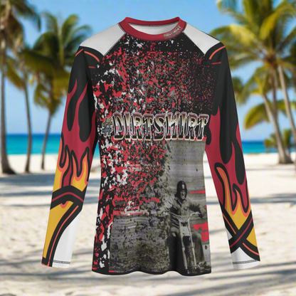 Lava Hot #dirtshirt Long Sleeve Riding Shirt vcgp Virginia City Motorcycle Company Apparel in Nevada USA