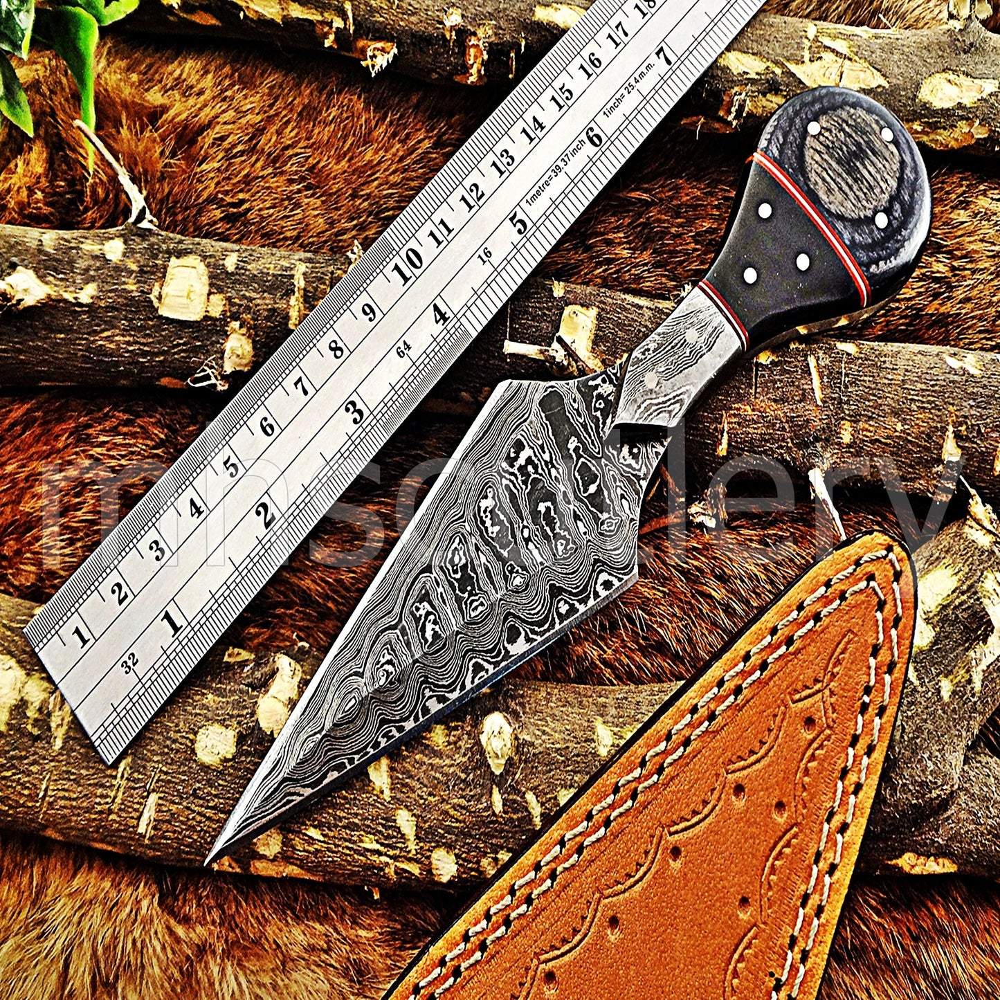 Damascus Steel Tactical Dagger Knife