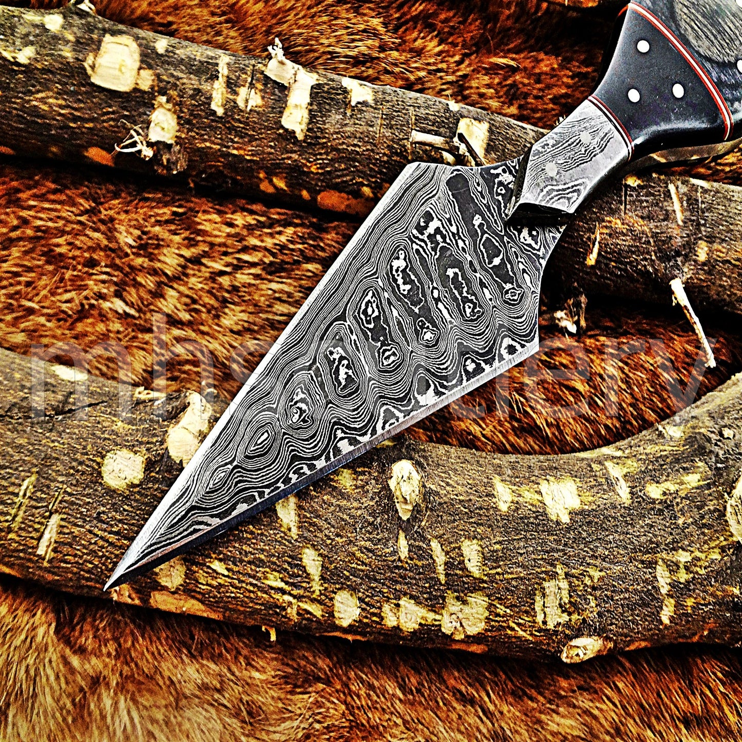 Damascus Steel Tactical Dagger Knife