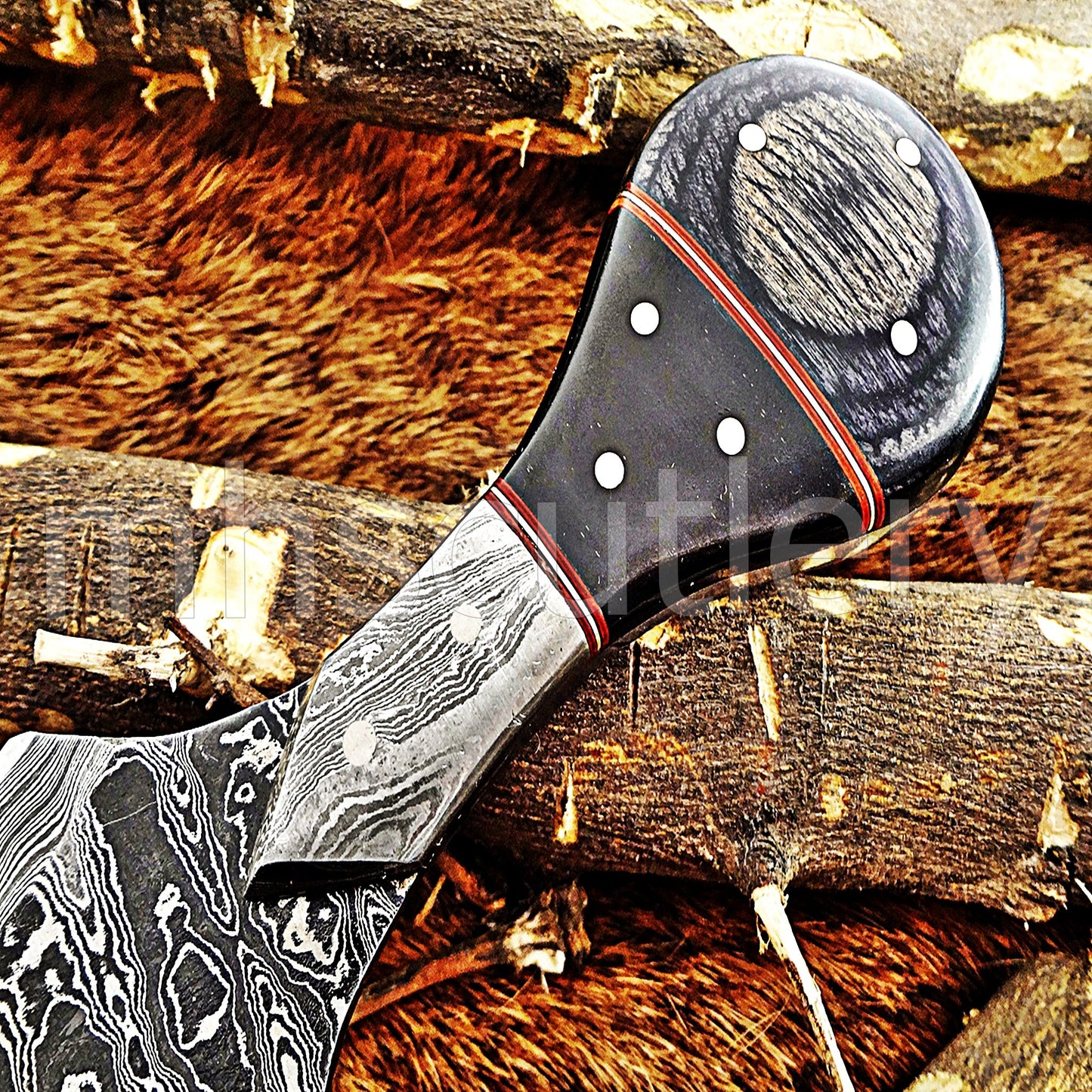 Damascus Steel Tactical Dagger Knife