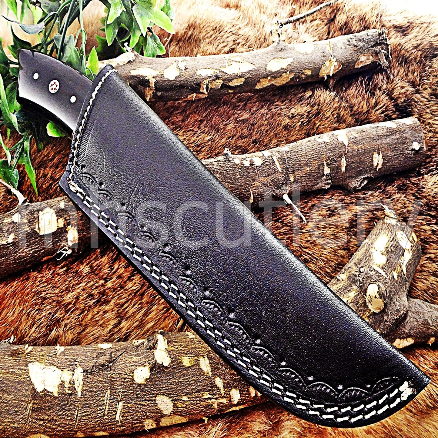 Custom Made Damascus Steel Tactical Hunter Skinning Knife