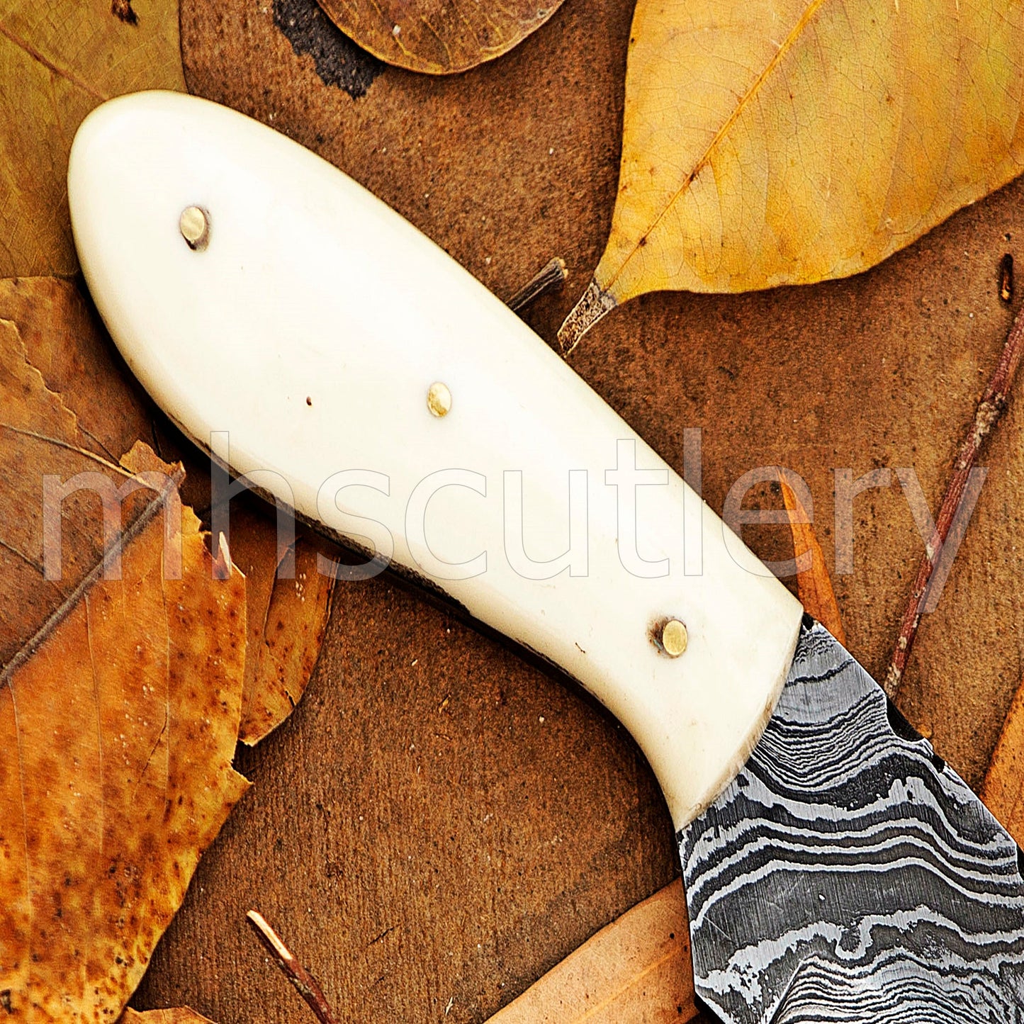 Handmade Mini Skinner Damascus Steel Knife