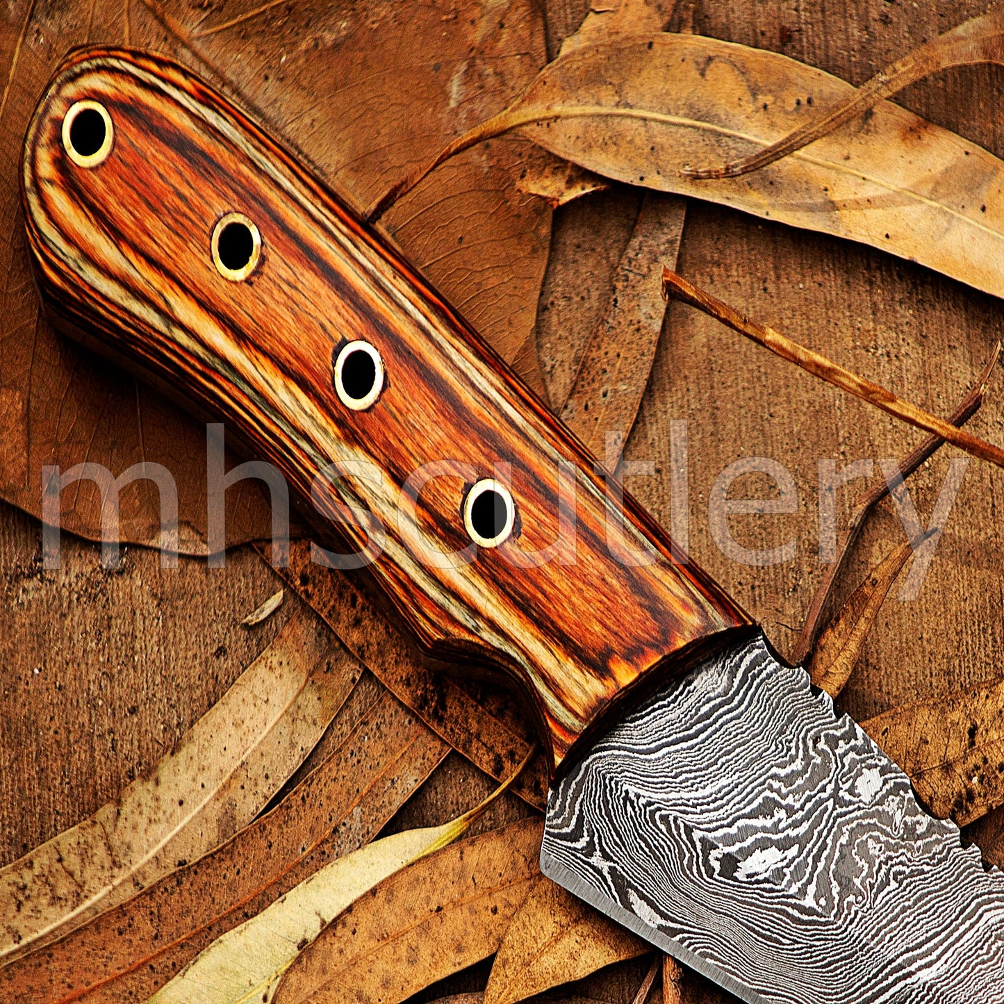 Handmade Damascus Steel Tactical Hunting Skinner Knife