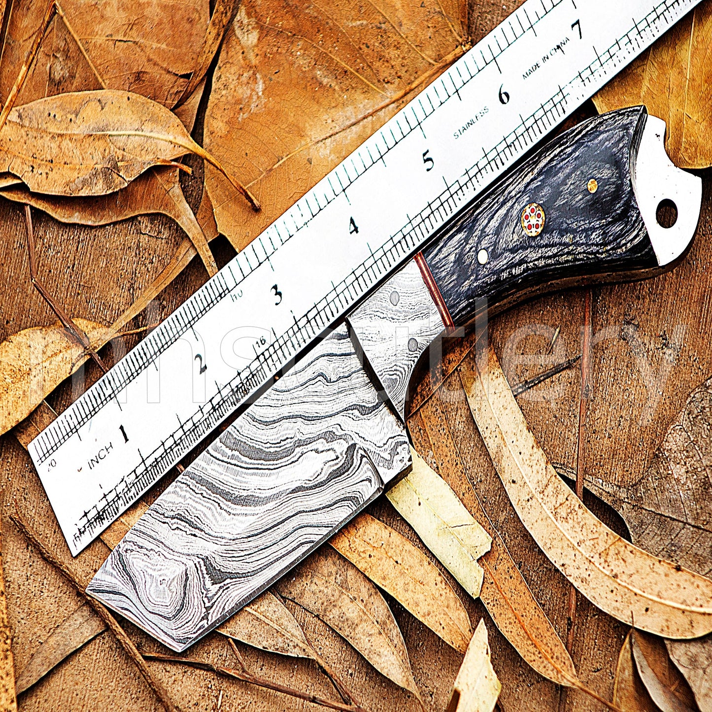 Custom Hand Forged Damascus Steel Tanto