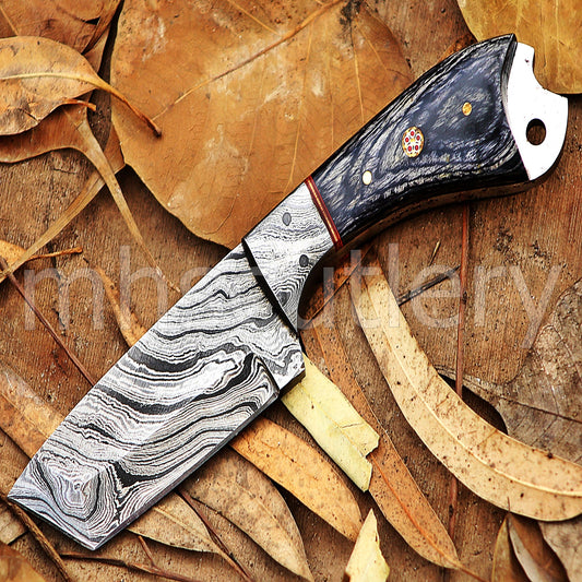 Custom Hand Forged Damascus Steel Tanto