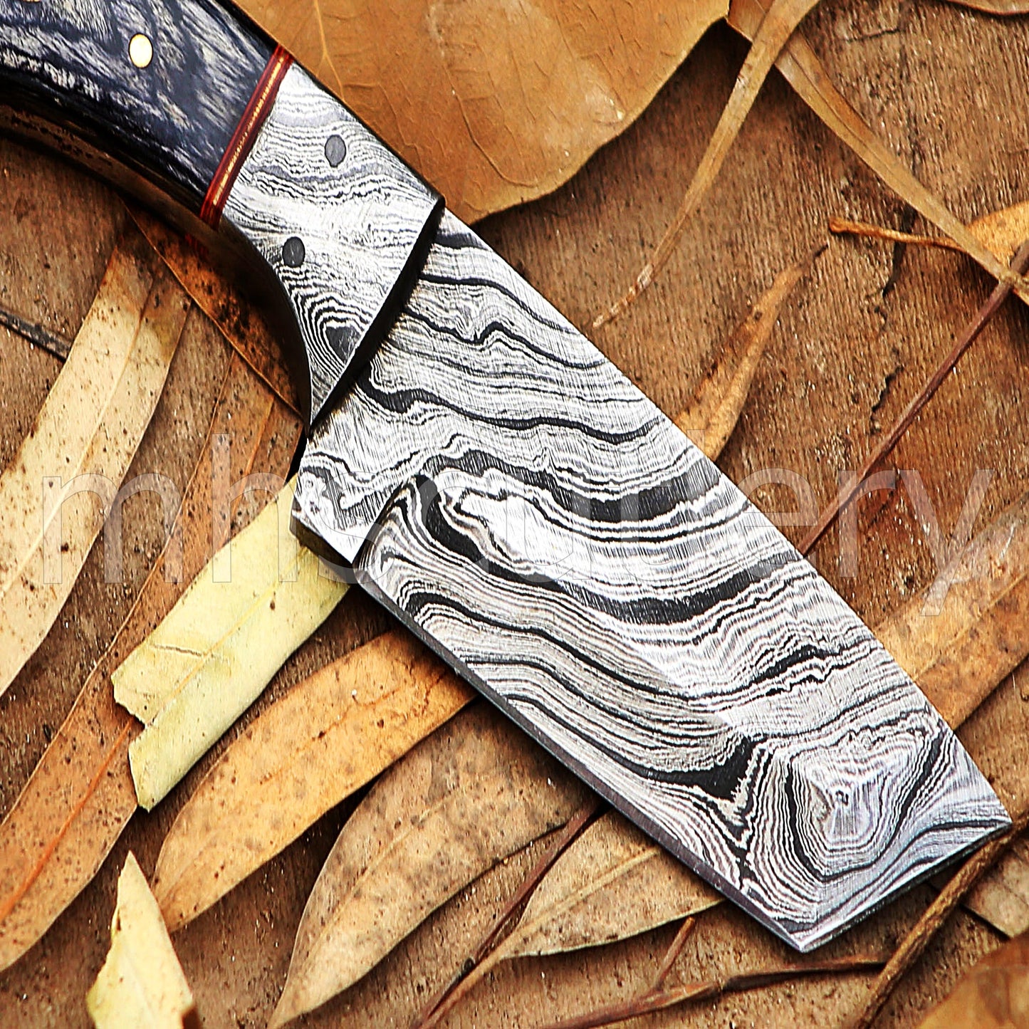 Custom Hand Forged Damascus Steel Tanto