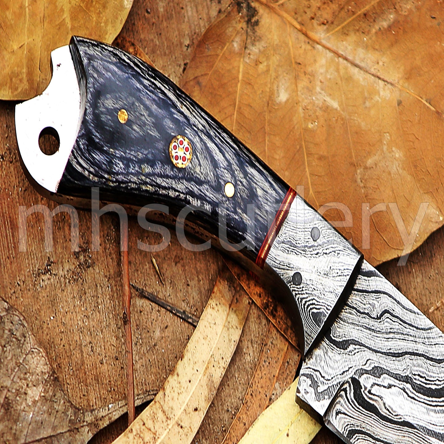 Custom Hand Forged Damascus Steel Tanto