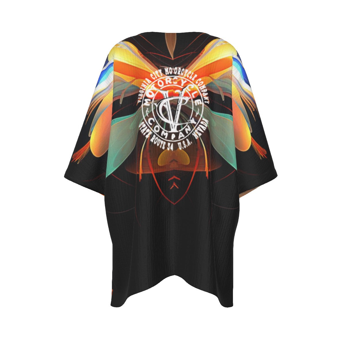 I Tell My Evil Where to Fly Women's Bat Sleeve Shirt | Motorcycle Apparel Ladies T-Shirt Virginia City Motorcycle Company Apparel in Nevada USA