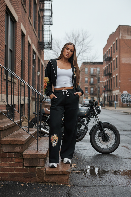 Black Tracksuit Urban Lifestyle