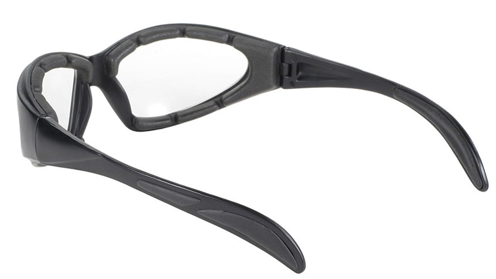 4365 Chopper Black Frame with Clear Lens Sunglasses