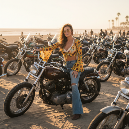 Instagram Ad - Sunflower Mesh Rally Cover-Up