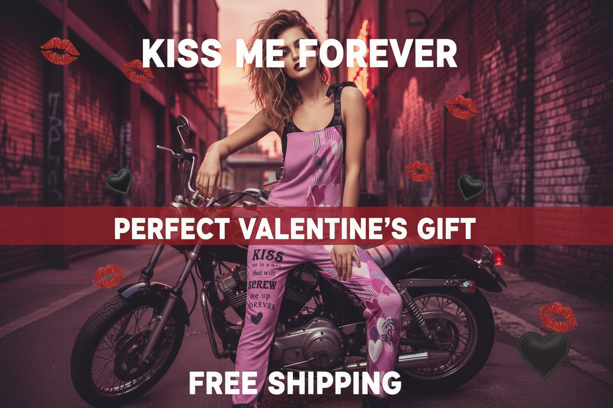 Kiss Me Forever Jumpsuit Landscape Banner - Resized