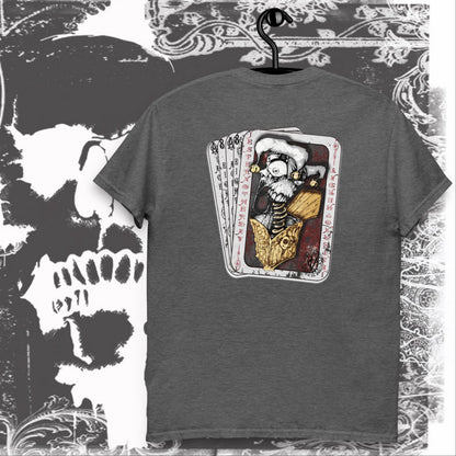 Jester'nother Day Men's skull in a box classic tee Men's T-Shirt Virginia City Motorcycle Company Apparel in Nevada USA